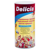 Delicia (Делиция) Универсальный порошок против вредных насекомых 250г